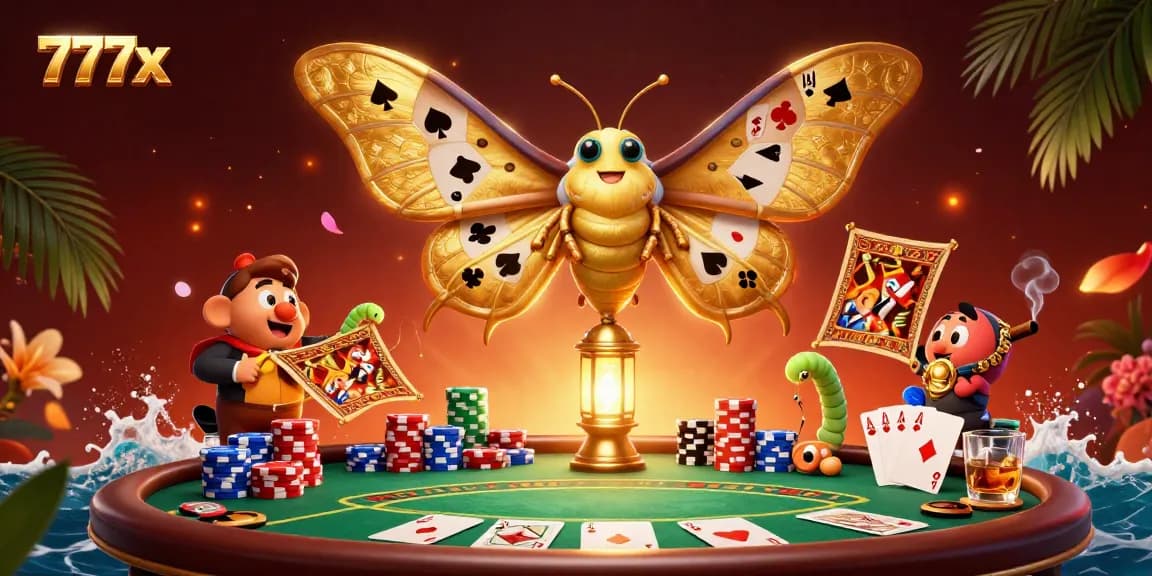 Experience thrilling gameplay with 777x, featuring a vibrant casino scene full of energy and excitement.